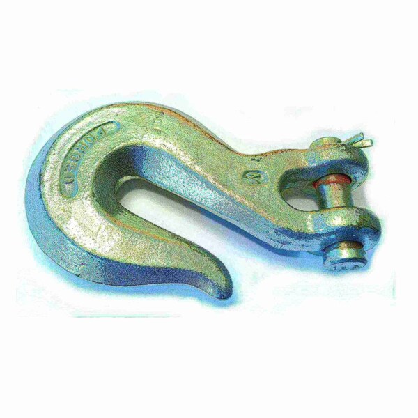 Midwest Fastener 5/8" Hot Dip Galvanized Steel Clevis Grab Hooks 54653 - main